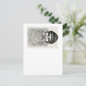 髭のある男 ポストカード (スタンド正面)