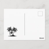 髭のある男 ポストカード (裏面)