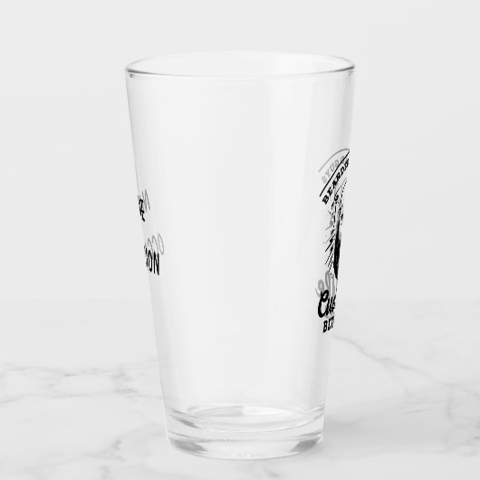 髭のある禿げ男はメンズギフトおもしろいを大事にする タンブラーグラス (右)