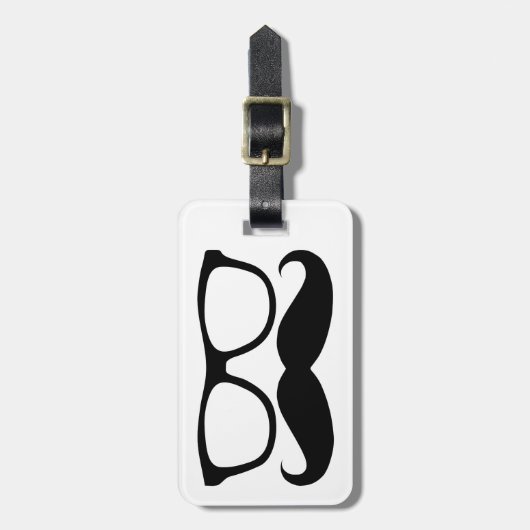 髭のおたく ラゲッジタグ (正面縦)