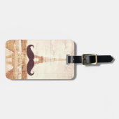 髭のエッフェル塔 ラゲッジタグ (正面横)