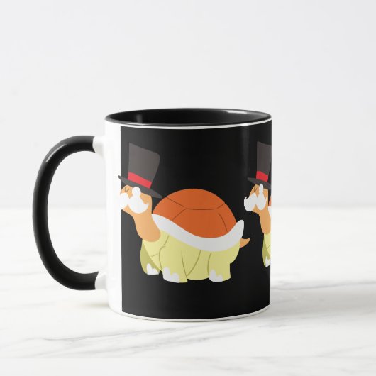 髭のカメ マグカップ (左)