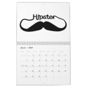 髭のカレンダー カレンダー (3月 2027)