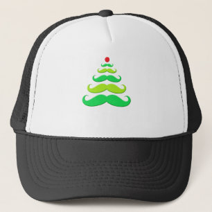 髭のクリスマスツリーの服装 キャップ
