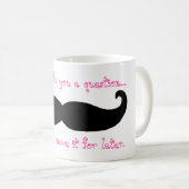 髭のコーヒー・マグ コーヒーマグカップ (正面右)