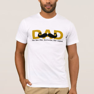 髭のパパのTシャツ及びワイシャツ Tシャツ