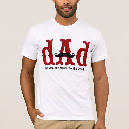 髭のパパのTシャツ Tシャツ (正面)