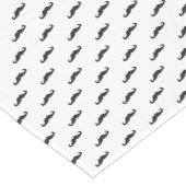 髭のヒップスターパターン2 ショートテーブルランナー (コーナー)