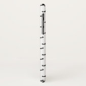 髭のヒップスターパターン2 Case-Mate iPhoneケース (裏面/左)