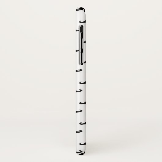 髭のヒップスターパターン2 Case-Mate iPhoneケース (裏面/左)