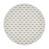 髭のヒップスターパターン3 カッティングボード (正面)