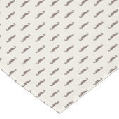 髭のヒップスターパターン3 ショートテーブルランナー (コーナー)