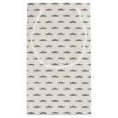 髭のヒップスターパターン3 スモールペーパーバッグ (裏面)