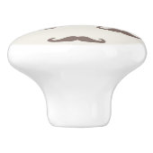 髭のヒップスターパターン3 セラミックノブ (側面)