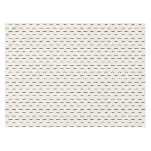 髭のヒップスターパターン3 テーブルクロス (正面(横))