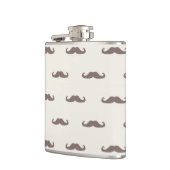 髭のヒップスターパターン3 フラスク (左)
