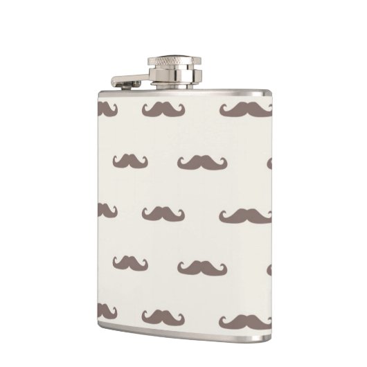 髭のヒップスターパターン3 フラスク (左)