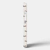 髭のヒップスターパターン3 Case-Mate iPhoneケース (裏面 / 左)