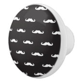 髭のヒップスターパターン セラミックノブ (右)