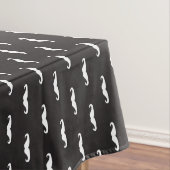髭のヒップスターパターン テーブルクロス (インサイチュ)
