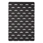 髭のヒップスターパターン ミニクリップボード (裏面)