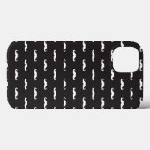 髭のヒップスターパターン Case-Mate iPhoneケース (裏面 (横))