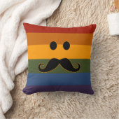 髭のプライドのカスタムの装飾用クッション クッション (ブランケット)