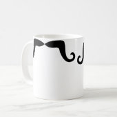 髭のマグ コーヒーマグカップ (正面左)