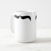髭のマグ コーヒーマグカップ (正面左)