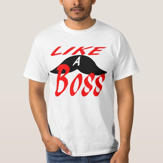 髭の主任のように Tシャツ (正面)