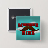 髭の乗車 缶バッジ (正面&裏面)