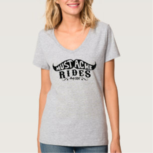 髭の乗車 Tシャツ