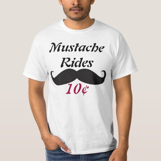 髭の乗車 Tシャツ (正面)