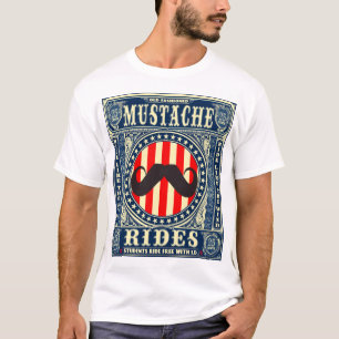 髭の乗車 Tシャツ