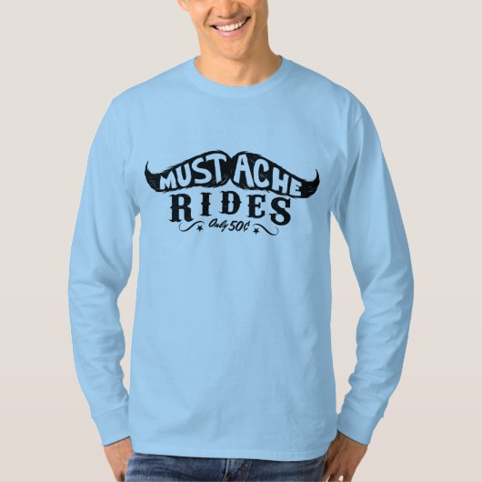 髭の乗車 Tシャツ (正面)