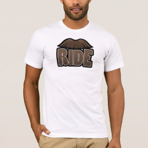 髭の乗車 Tシャツ