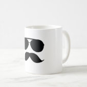髭の人のコーヒーカップ コーヒーマグカップ (正面右)