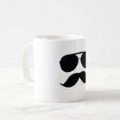 髭の人のコーヒーカップ コーヒーマグカップ (正面左)