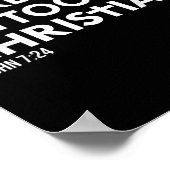 髭の入れ墨クリスチャンおもしろいヒゲの入れ墨 ポスター (角)