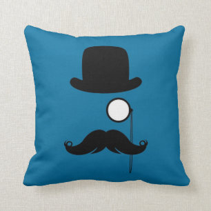 髭の口ひげのStacheの人 クッション
