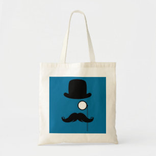 髭の口ひげのStacheの人 トートバッグ