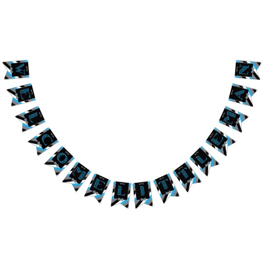 髭の強打-小さい人の旗布-旗 バンティングフラッグ (全)