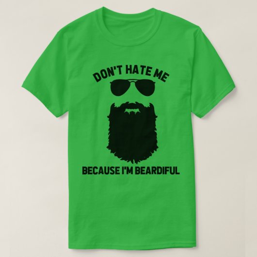 髭の恋人は私を憎まない私は弱気 Tシャツ (デザイン正面)