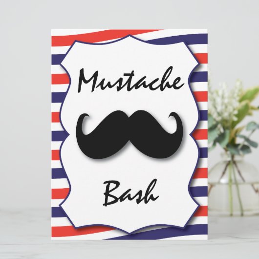 髭の招待状 招待状 (スタンド正面)