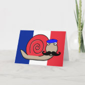 髭の挨拶状を持つ牢獄のかたつむり シーズンカード (正面)