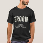 髭の新郎衣装 – 新郎のパーティー Tシャツ<br><div class="desc">髭の新郎衣装 – 新郎のパーティー</div>