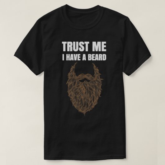 髭の生えた者が髭を生やした者だ Tシャツ (デザイン正面)