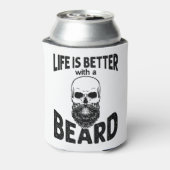 髭の生え方がスカル 缶クーラー (缶裏面)