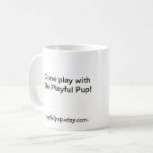 髭の羨望か。 コーヒーマグカップ (正面左)