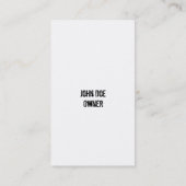 髭の自転車の店の名刺 名刺 (裏面)